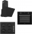 Vestel 81 Siyah 3'lü Ankastre Set AO-6104 YS-DG + AF-7684 YS + AD-63340 S