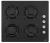 Vestel 81 Siyah 3'lü Ankastre Set AO-6104 YS-DG + AF-7684 YS + AD-63340 S