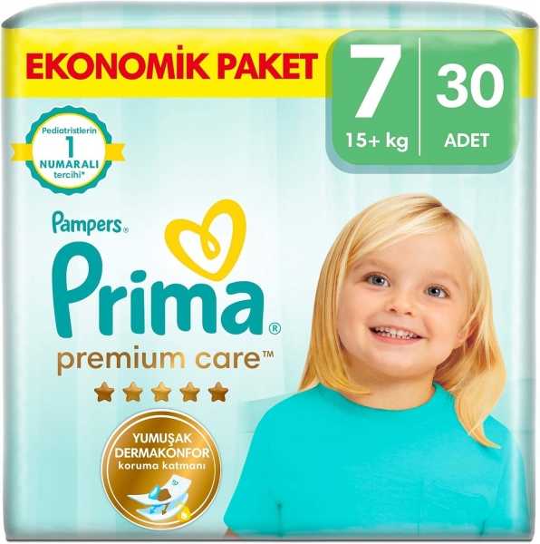 Prima Premium Care 7 Beden 30 Adet Bebek Bezi