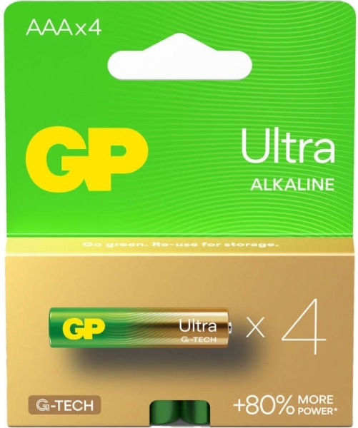 GP Ultra AAA 4'lü İnce Kalem Pil