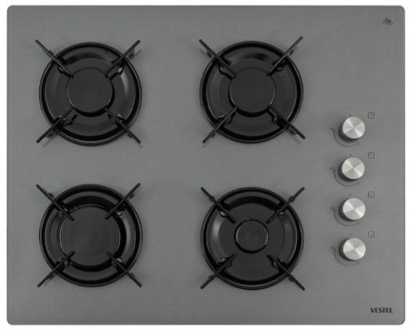 Vestel Set 2 Gri Ankastre Set AO-65104 GDG-DW + AF-7684 YG + AD-63340 G