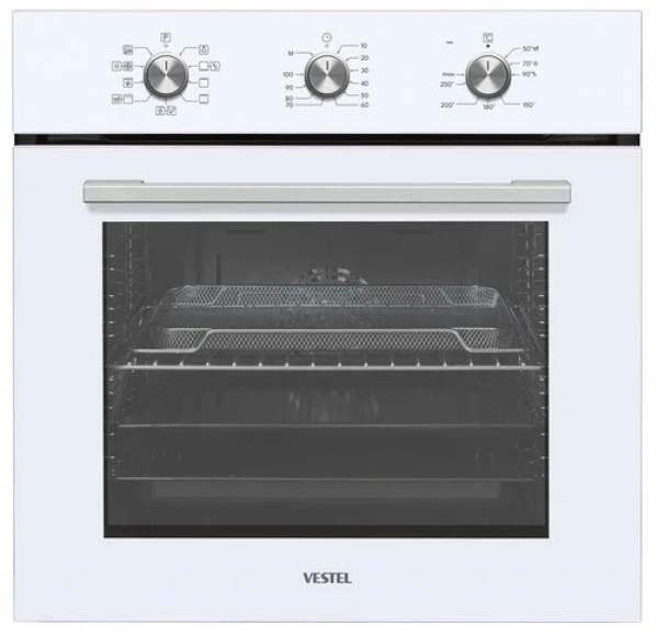 Vestel Eğik Beyaz Ankastre Set AO-65104 B + AF-6682 B-LF + AD-63340 B