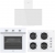 Vestel Eğik Beyaz Ankastre Set AO-65104 B + AF-6682 B-LF + AD-63340 B