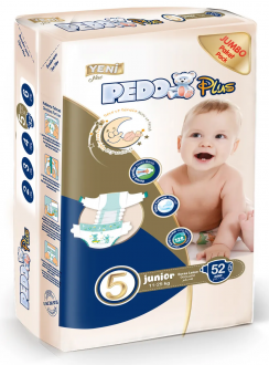Pedo Plus 5 Beden 52 Adet Bebek Bezi