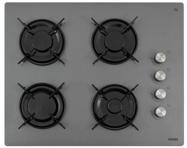 Vestel 2'li Gri Ankastre Set AO-65104 G + AF-7684 YG +