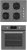 Vestel 2'li Gri Ankastre Set AO-65104 G + AF-7684 YG +