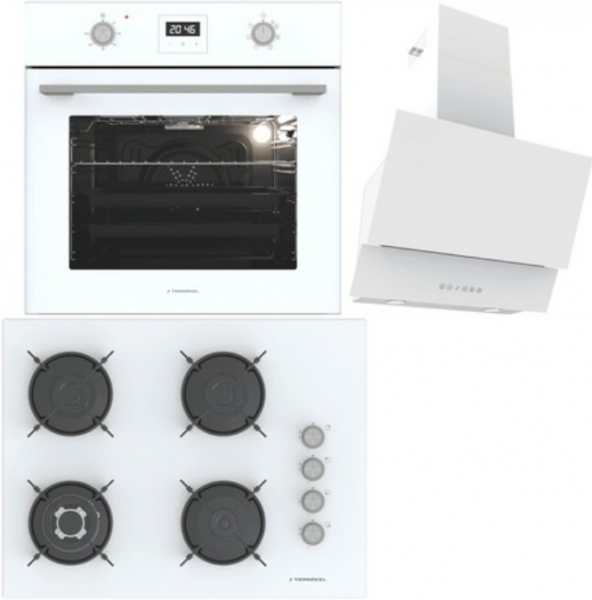 Termikel Beyaz Ankastre Set BH P7194C W + BO O64D5C W + Argemon WW60