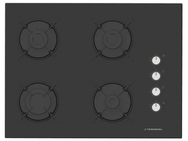 Termikel Siyah Ankastre Set BH P7144C B + BO O6555C DB + CH C6532C BB