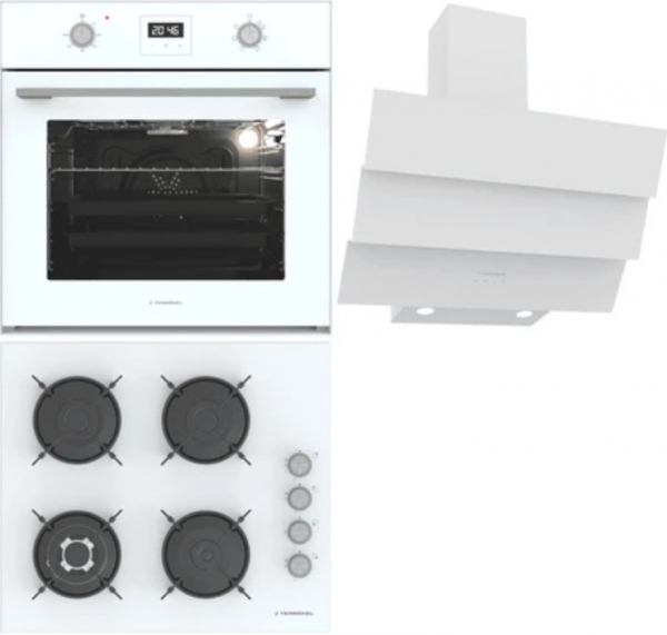 Termikel Beyaz Ankastre Set BH P6194C W + BO O64D5C W + CH S6532C WW