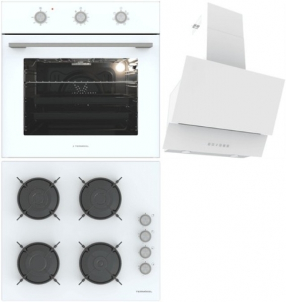 Termikel Beyaz Ankastre Set BH P6144C W + BO O6435C W + Argemon WW60