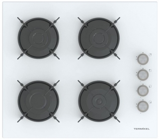 Termikel Beyaz Ankastre Set BH P6144C W + BO O64D5C W + CH S6532C WW