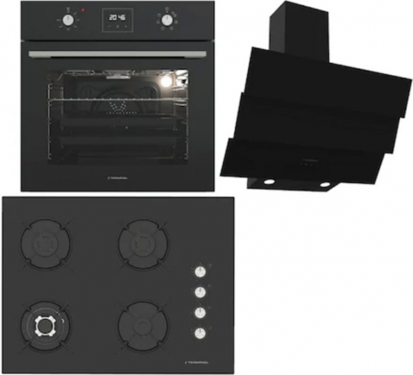 Termikel Siyah Ankastre Set BH P7194C B + BO O64D5C B + CH S6532C BB