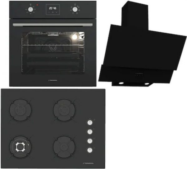 Termikel Siyah Ankastre Set BH P7194C B + BO O64D5C B + CH C6532C BB