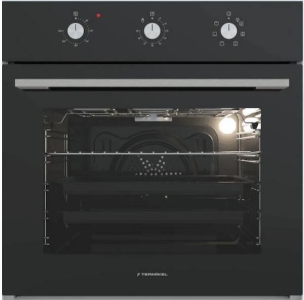 Termikel Siyah Ankastre Set BH P7194C B + BO O6435C B + CH C6532C BB