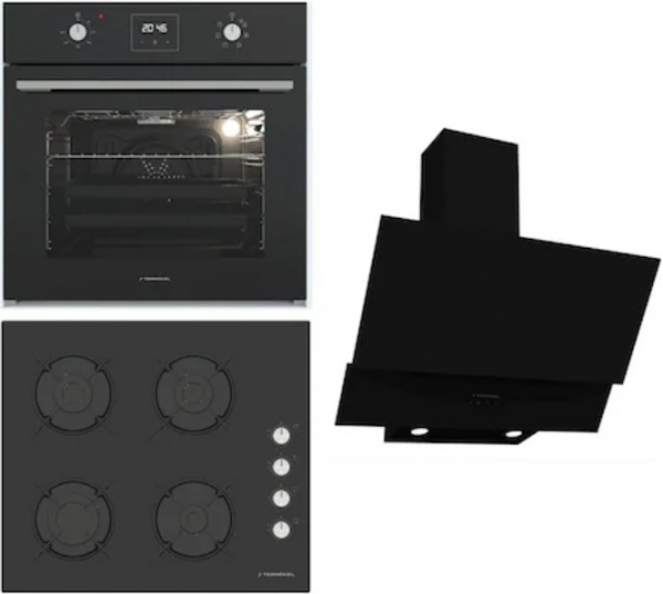 Termikel Siyah Ankastre Set BH P6144C B + BO O64D5C B + CH C6532C BB