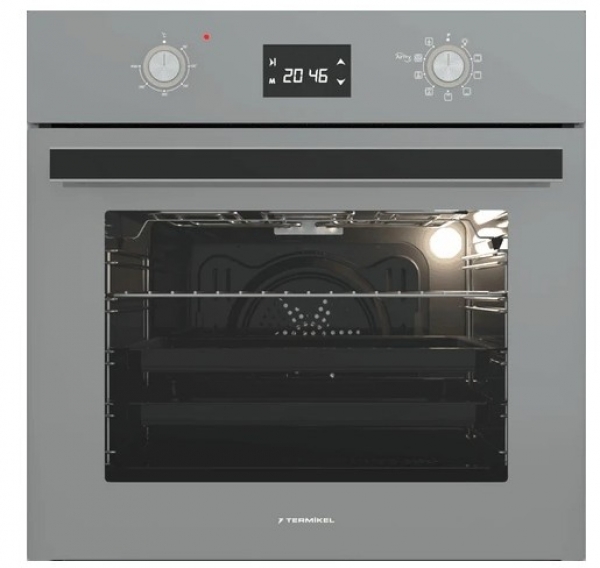 Termikel Antrasit Gri Ankastre Set BH P7194C A + BO O6555C A +