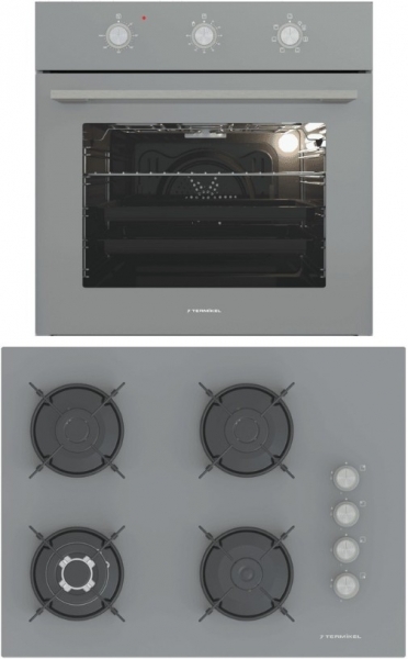 Termikel 2'li Gri Ankastre Set BH P7194C A + BO O6435C A +