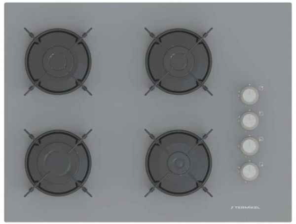 Termikel 2'li Gri Ankastre Set BH P7144C A + BO O64D5C A +