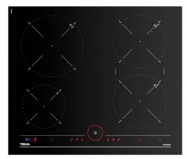 Teka Siyah Ankastre Set IT 6450 IKNOB + HAK 629 BK + TVT 60