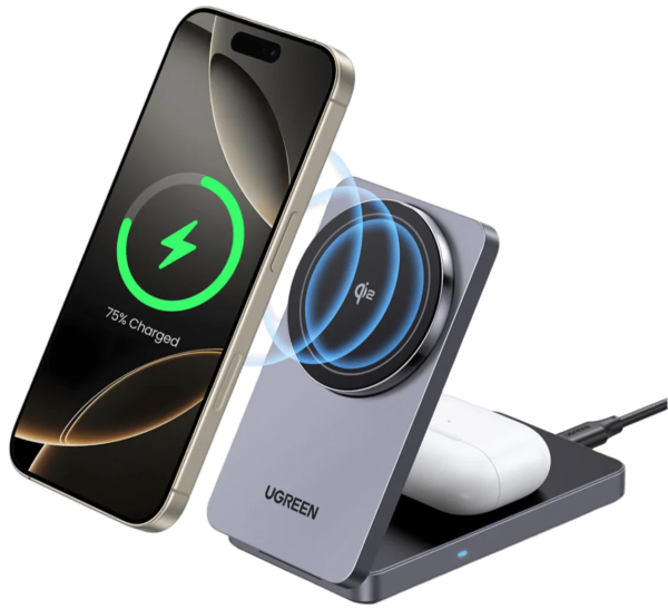 Ugreen MagFlow Qi2 Şarj Aleti
