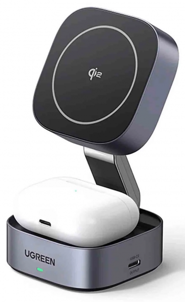 Ugreen 2 in 1 Qi2 Magnetic Foldable Charging Station Şarj Aleti