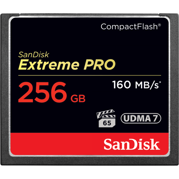Sandisk Extreme Pro CompactFlash (256 GB)