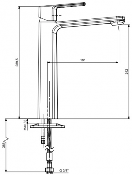 E.C.A. Royal 102188670 Lavabo Bataryası