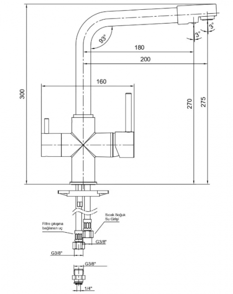 E.C.A. Dual Flow 102118361 Eviye Bataryası
