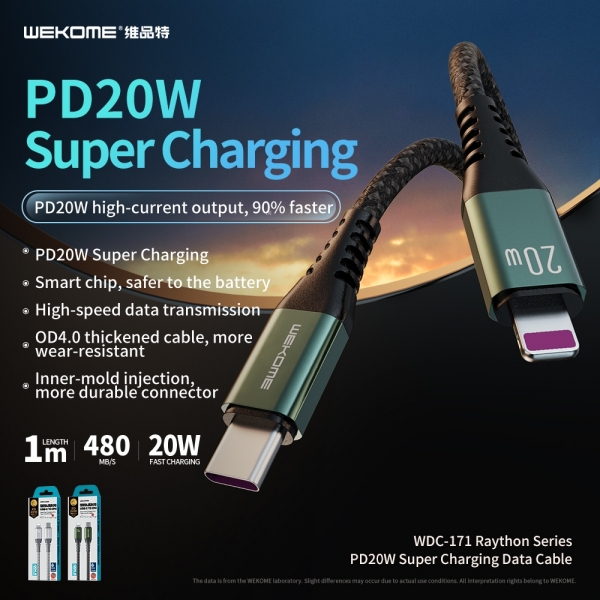Wekome WDC-171 Şarj Kablosu