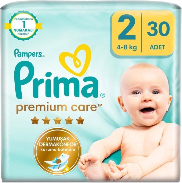 Prima Premium Care 2 Beden 30 Adet Bebek Bezi