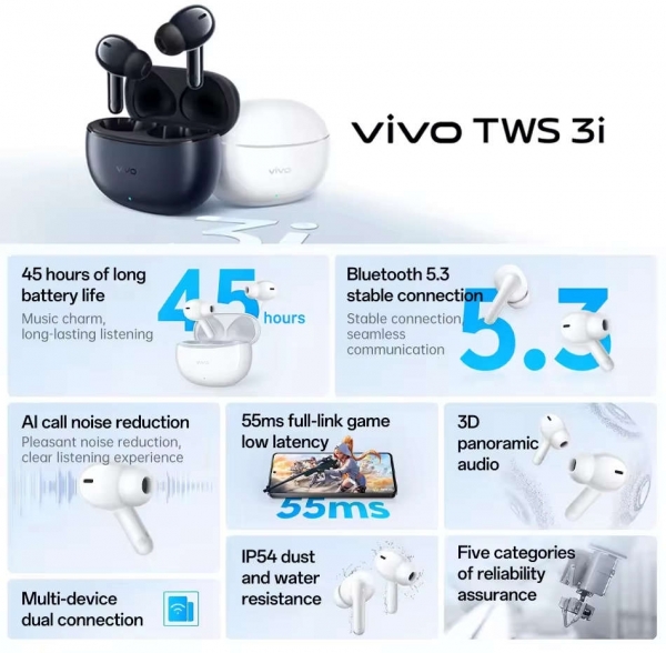 Vivo TWS 3i Tam Kablosuz Kulaklık