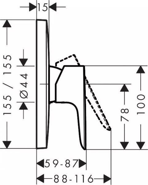 Hansgrohe Talis E 71765000 Duş Bataryası