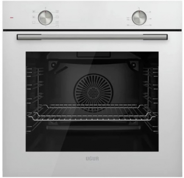 Uğur Trend Cam Beyaz Ankastre Set UAO 6040W0 BCY CSR1 + UAF 6011D BCPET + UAD 6011 BA3DHD