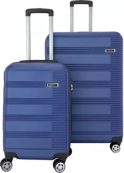 Louisiana Polo 1451 ABS Büyük ve Kabin Boy 2'li Valiz Seti