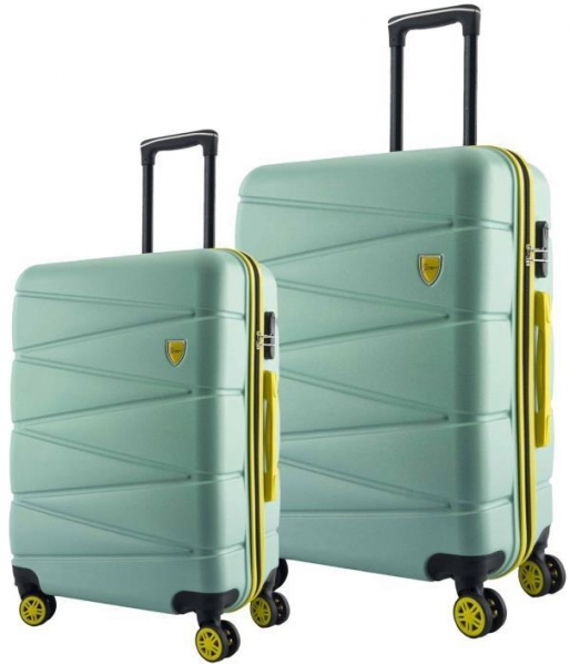 Louisiana Polo 1164 ABS Orta ve Kabin Boy 2'li Valiz Seti