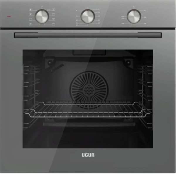 Uğur Gri Ankastre Set UAO 6040W0 GCY CSR1 + UAF 609M GCPET + UAD 6011 GA3D