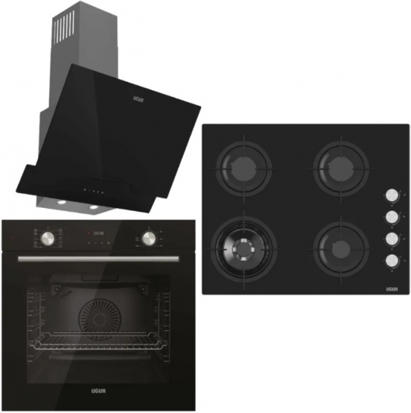 Uğur Yeni Fry Art Ankastre Set UAO 6041W3 SCY RSR1 + UAF 6011D SCPET + UAD 6012G SA3D