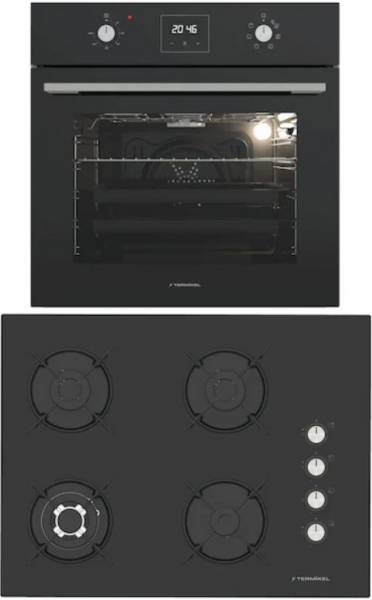 Termikel Siyah Ankastre Set BH P7194C B + BO O64D5C B +