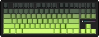 Attack Shark M87 Pro V2 White Jade Klavye