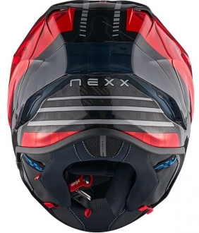 Nexx X.R3R Swirl Karbon Kırmızı