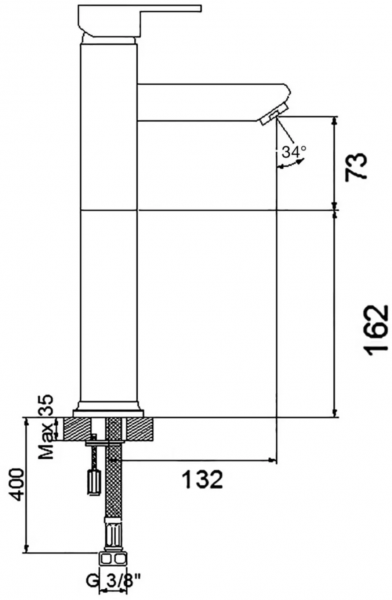 Newarc Silver 851001 Lavabo Bataryası