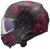LS2 Advant 2 Sophia Mat Siyah-Pembe