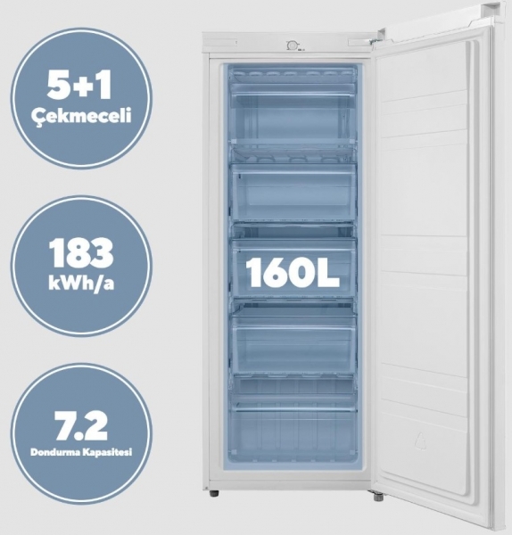 Kumtel HFR-160 Derin Dondurucu