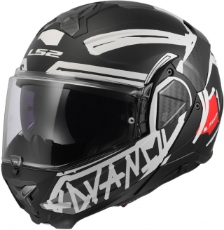 LS2 Advant 2 Tape Mat Siyah-Beyaz