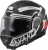 LS2 Advant 2 Tape Mat Siyah-Beyaz