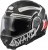 LS2 Advant 2 Tape Mat Siyah-Beyaz