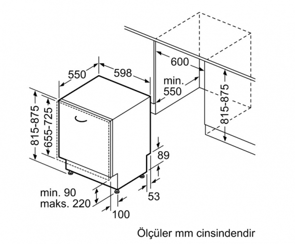 Profilo BMA600MV Bulaşık Makinesi