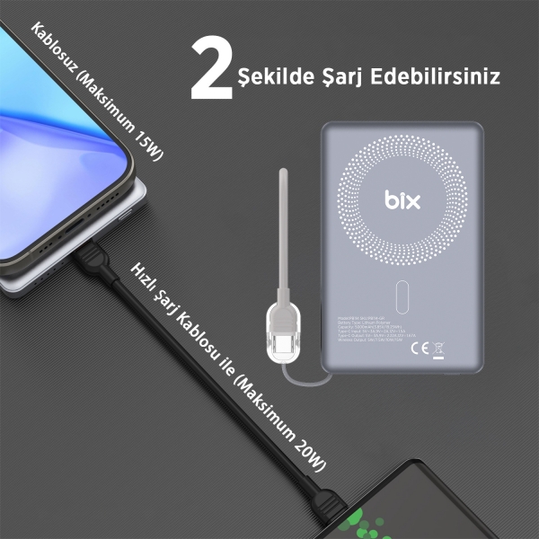 Bix PB114 5000 mAh Powerbank