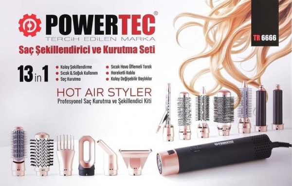 Powertec TR-6666 Saç Maşası