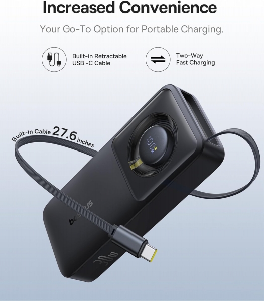 Baseus Free2 Pull 30W 10000 mAh Powerbank